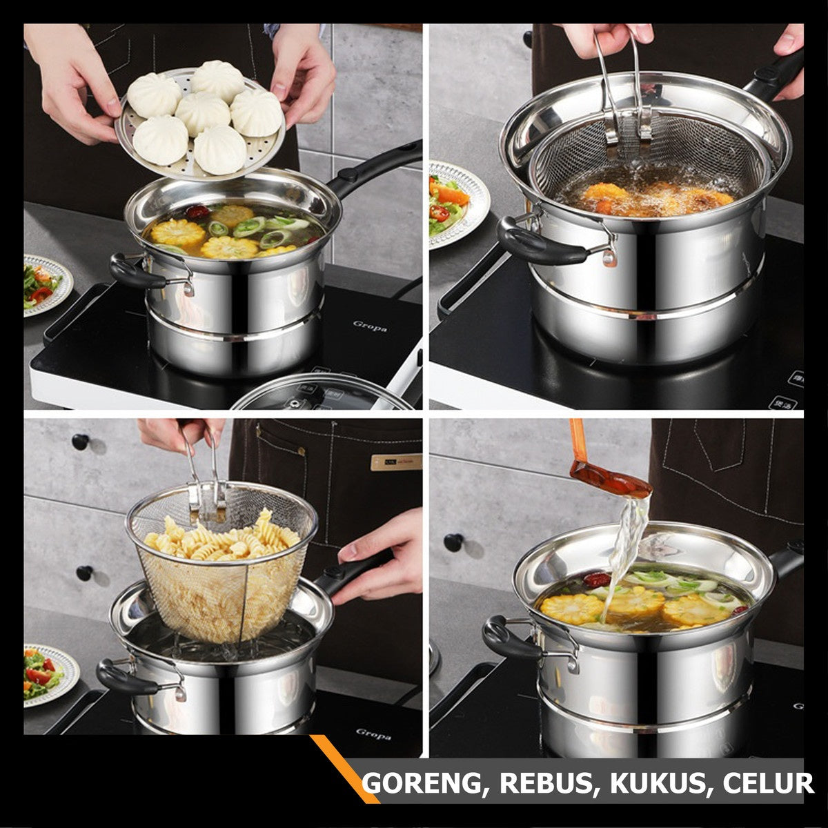 Periuk 4 in 1