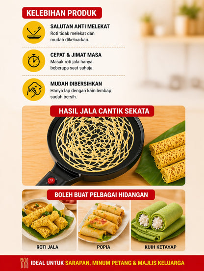 MESIN ROTI JALA/KUIH KETAYAP