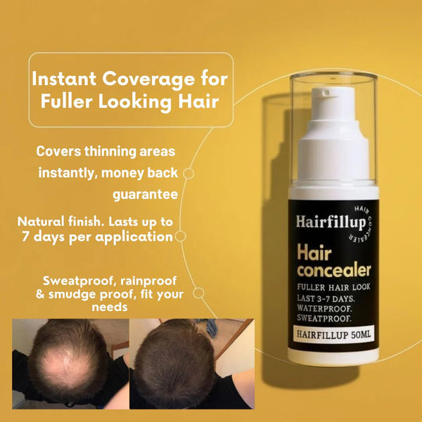 HAIRFILLUP HAIR CONCEALER 50ML - (BLACK/BROWN) - BEST MURAH